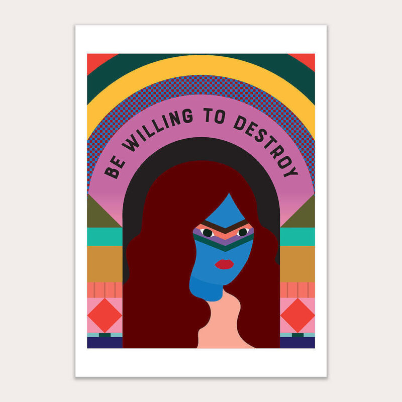 Be Willing To Destroy Illustration