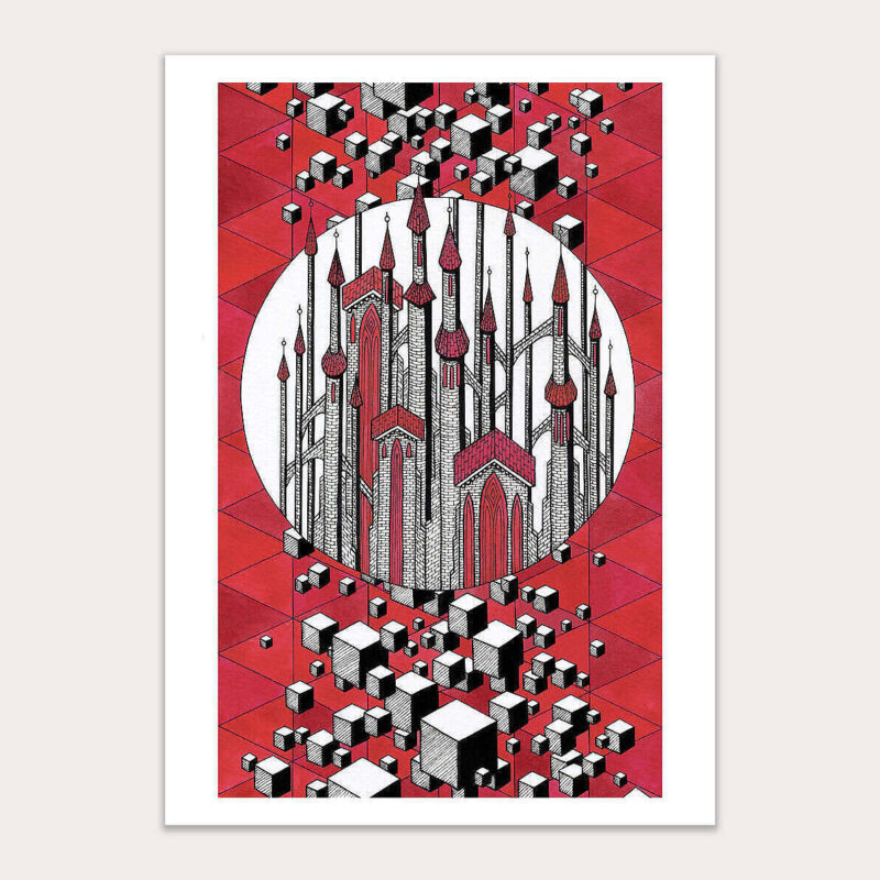 Castles In The Sky Illustration