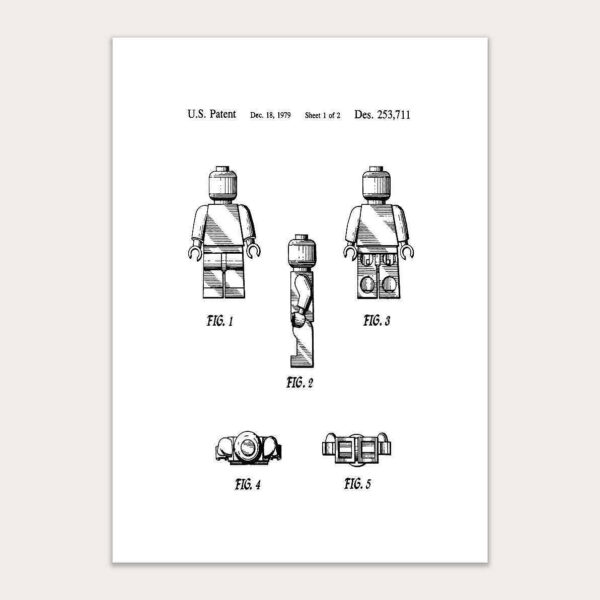 Lego Patent Blueprint 4