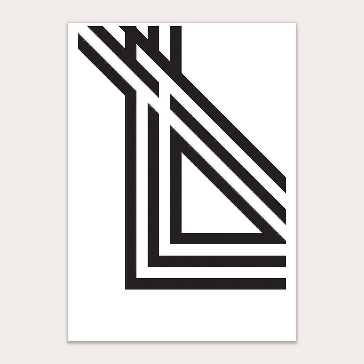 Parallel Lines Minimal Art Κάντο Κορνίζα