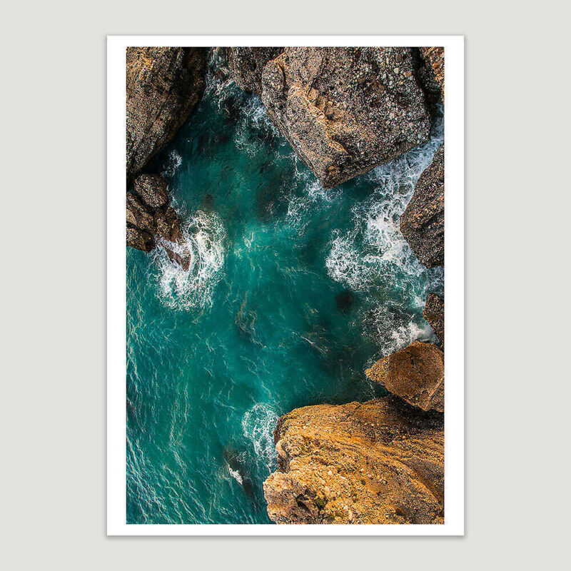 Rocky Coast Birds Eye View