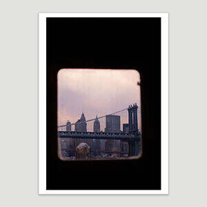 Train Window View of New York