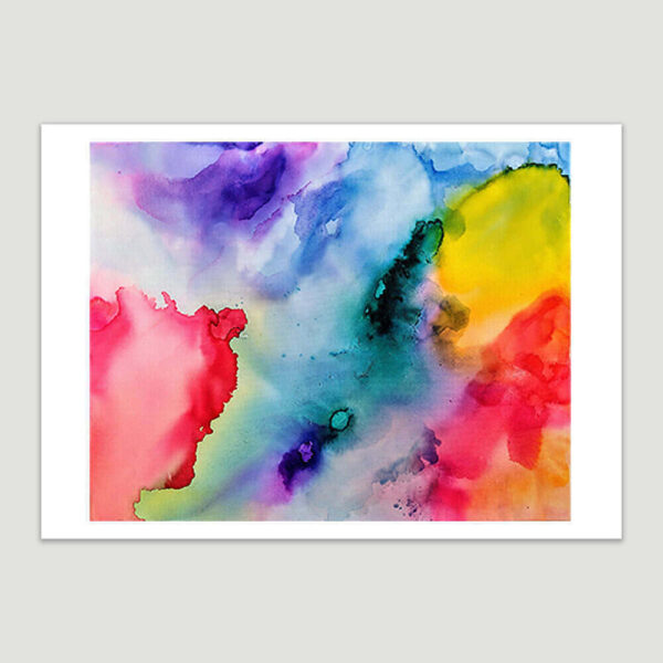 Colorfull Abstraction Ink Pouring