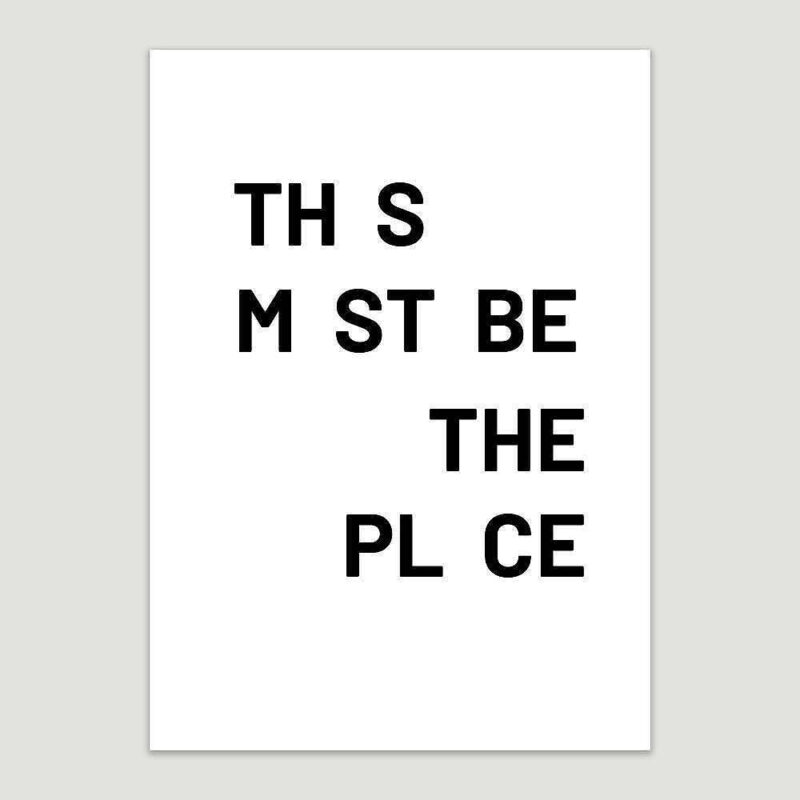 This Must Be The Place