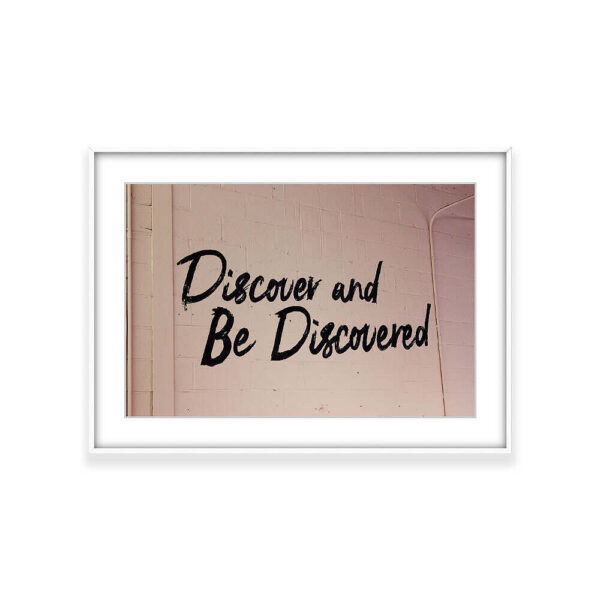 Discover and Be Discovered Framed Mockup For Web
