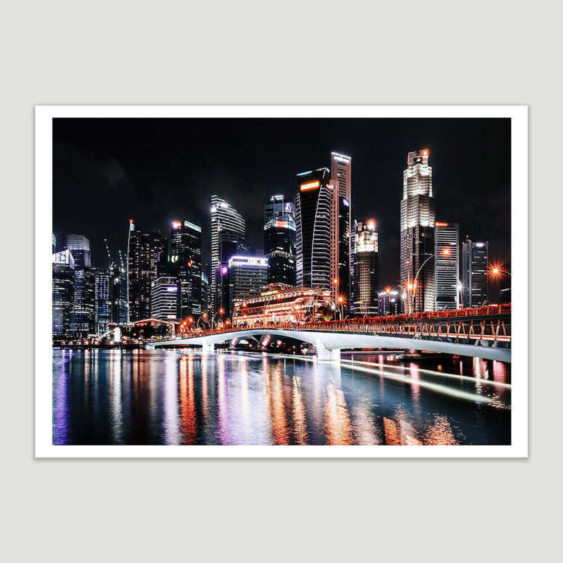 Singapore Bay City Lights