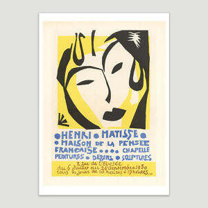 Henri Matisse Maison de la Pensee Francaise Poster