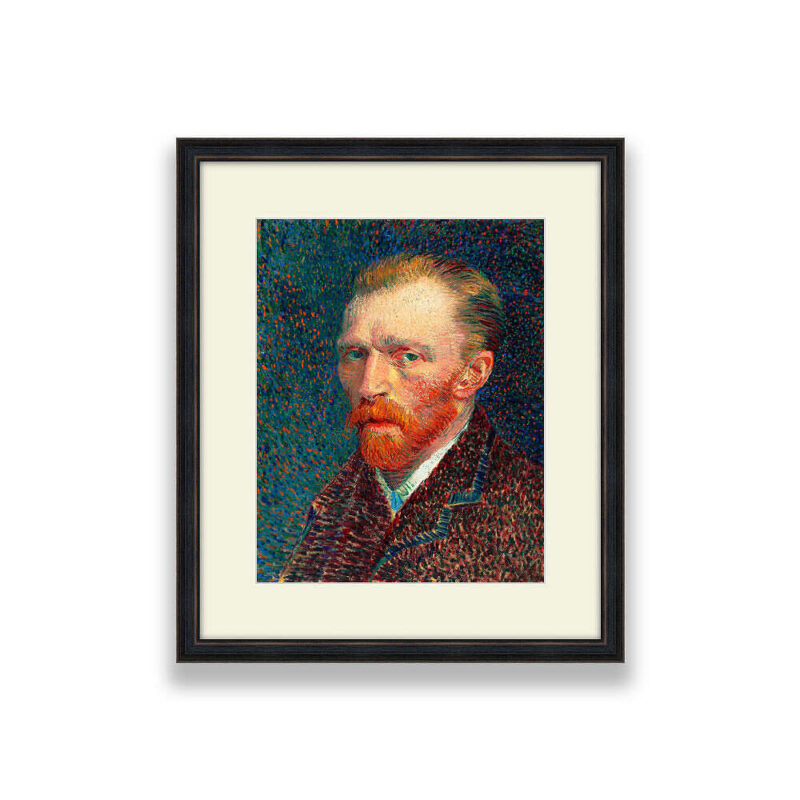 Vincent Van Gogh Self Portrait 1887 Framed Mockup