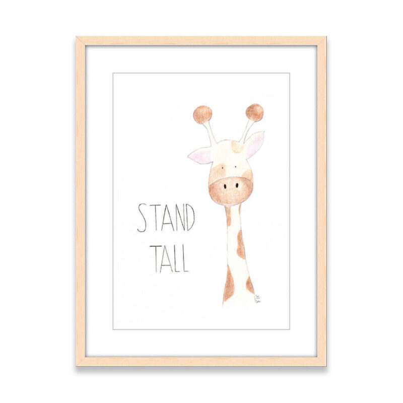 Stand Tall By Maria Anni Framed Mockup