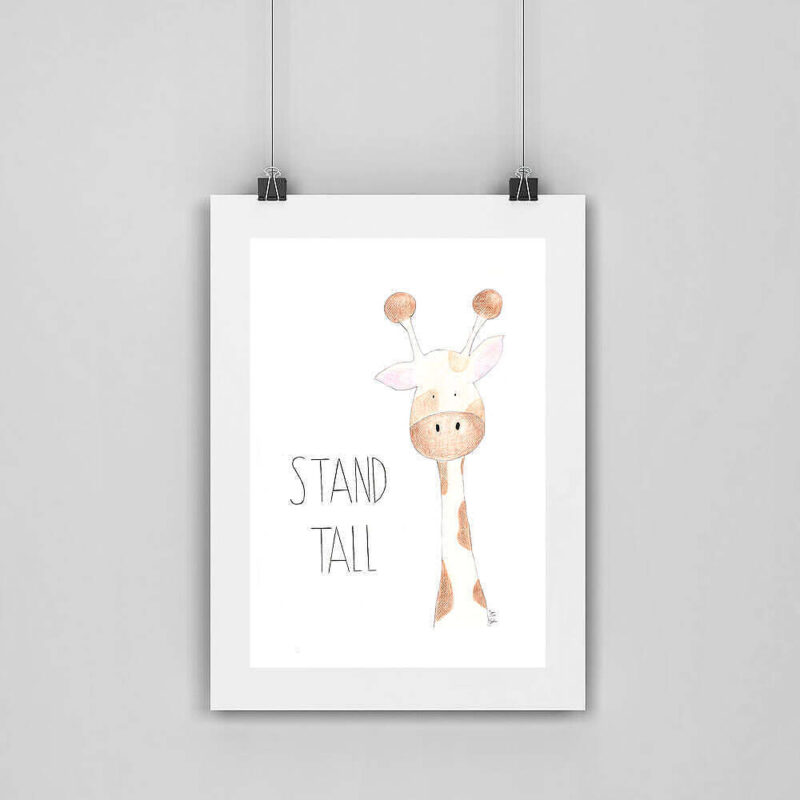 Stand Tall By Maria Anni Poster Mockup