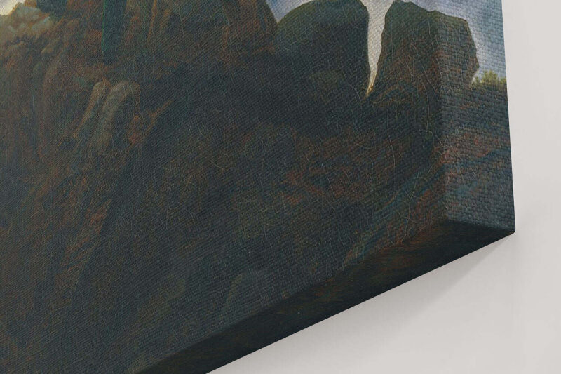 Caspar David Friedrich Wanderer Canvas Closeup For Web