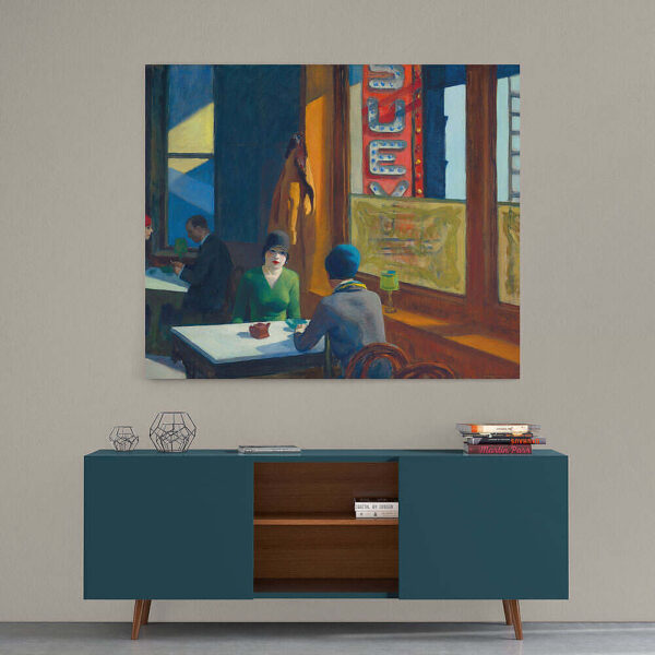 Edward Hopper Chop Suey Canvas Furniture Mockup For Web