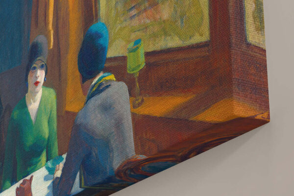 Edward Hopper Chop Suey Canvas Mockup Close Up For Web
