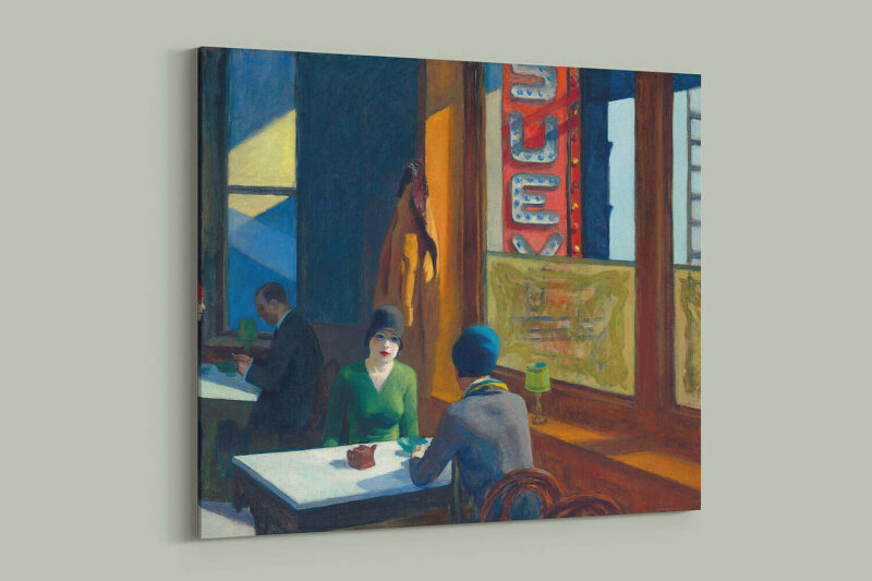 Edward Hopper Chop Suey Canvas Mockup For Web