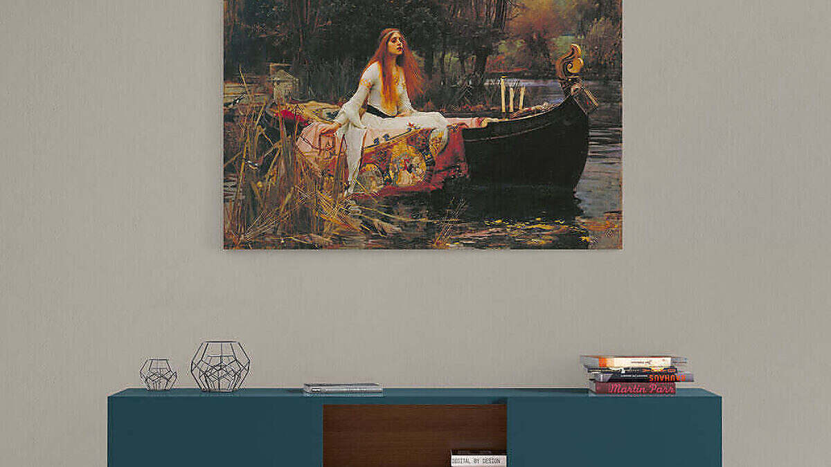 John William Waterhouse - The Lady of Shalott - Κάντο Κορνίζα