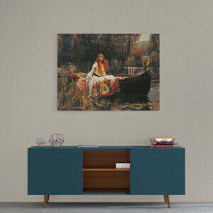 John William Waterhouse The Lady of Shalott Canvas Furniture Mockup For Web