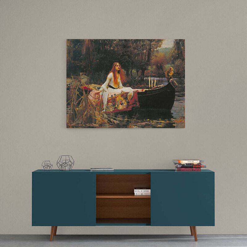 John William Waterhouse The Lady of Shalott Canvas Furniture Mockup For Web