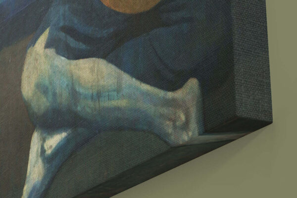 Picasso Old Guitarist Canvas Close up Mockup For Web