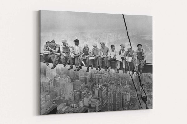 Charles Clyde Ebbets Lunch atop a Skyscraper Canvas Furniture Mockup For Web