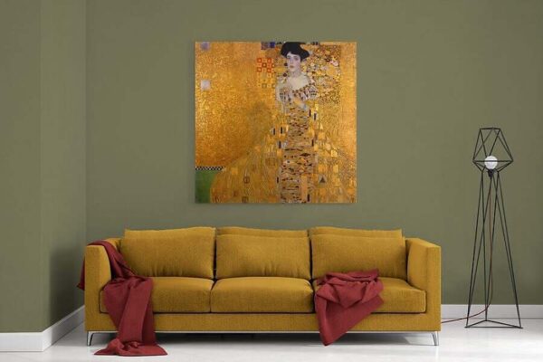 Gustav Klimt Adele Bloch Bauers Portrait Canvas Sofa Mockup For Web e1584964296655
