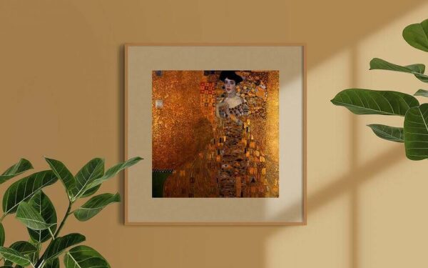 Gustav Klimt Portarait Of Adele Bloch Bauers Framed Wall Mockup For Web e1584964265136