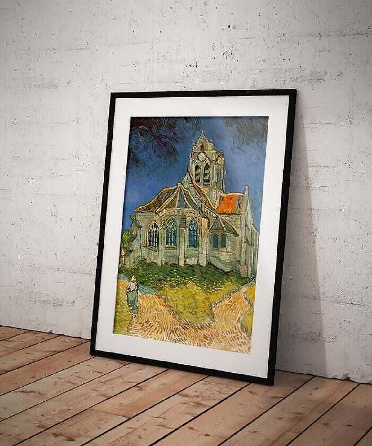 Van Gogh - The Church at Auvers - Κάντο Κορνίζα