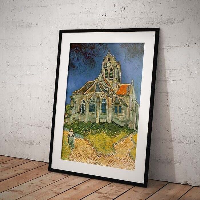 Van Gogh - The Church at Auvers - Κάντο Κορνίζα
