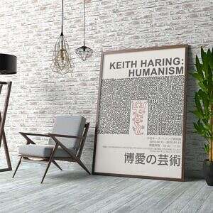 Keith Haring Humanism Wall Mockup For Web  e1612035331794