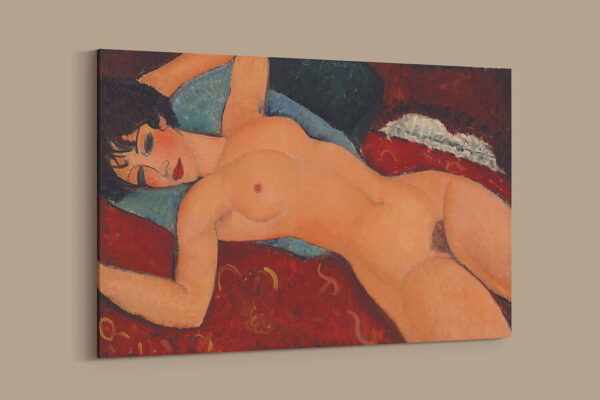 Amadeo Modigliani Nu Couché Canvas Mockup For Web