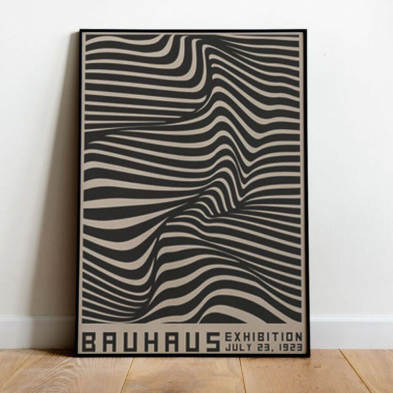 Frame 11 Bauhaus Vintage Exhibition Poster Modern Design Patterns
