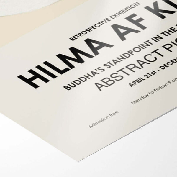 Hilma Af Klint Buddhas Standpoint in the Earthly Life Hahnemuhle Photo Luster 260gsm Mockup