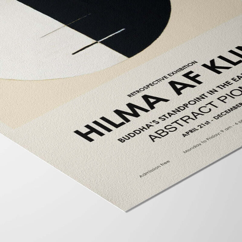 Hilma Af Klint Buddhas Standpoint in the Earthly Life Hahnemuhle William Turner 310gsm Mockup