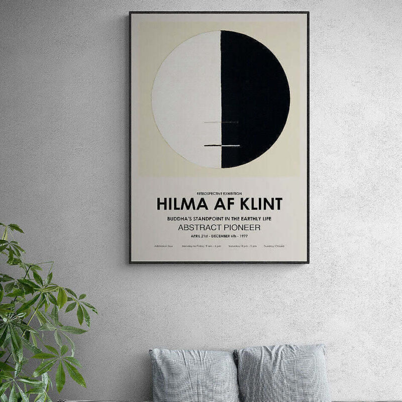 Hilma Af Klint Buddhas Standpoint in the Earthly Life Wall Mockup 2